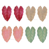 Leaf Coloured Metal Art | Size : 4,4.5inch | Qty : 4pcs | MA479
