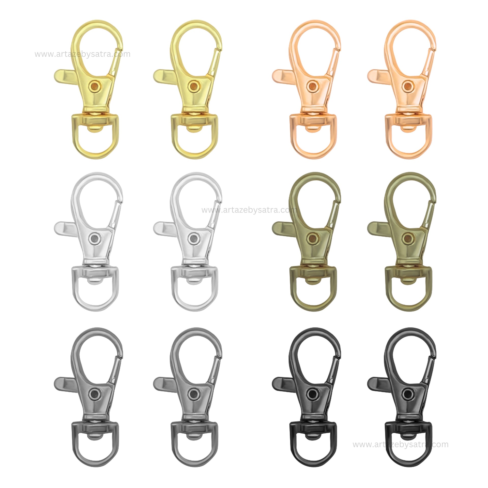 Lobster Claw Clasp Size 30mm 10pcs BF23 – Satra Fashion