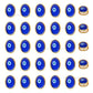 Oval Evil Eye Meenakari Kundan Beads | Size : 15mm | Qty : 12pcs | MKB69