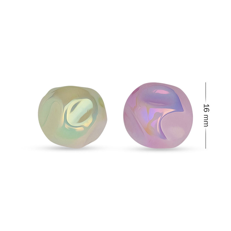 Assorted Uncut Plastic Beads | Size: 16mm | Qty: 10Pcs (High Quality)