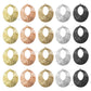 2 Loop Oval Shiny Finish Metal Art | Size : 49mm | Qty : 100g | MF13