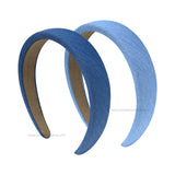 Denim Padded Headband | Size : 5.5inch | Qty : 2pcs | HB02