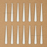 1 Hole Plastic Pearl Long Drop Beads | Qty : 500g | PPB27