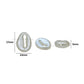 White Cowrie Shell Plastic Pearl Beads | Size : 17mm | PPB106
