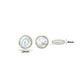 White Round Spiral Plastic Pearl Beads | PPB107