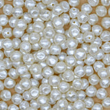 Irregular Round Plastic Pearl Beads | Size : 10mm | PPB109
