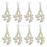 Pearl Beads Hanging Tassels | Size : 98mm | Qty : 5pcs | T15