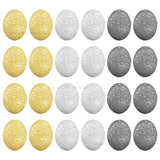 1 Loop Oval Floral Matt Finish Metal Art | Size : 45mm | Qty : 100g | MF12