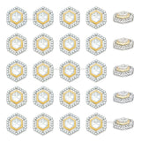 Hexagon Meenakari Kundan Beads | Size : 21mm | Qty : 6pcs | MK06