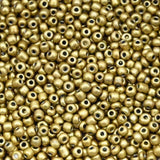 Matte Metallic Seed Beads | Size : 3mm | SB01