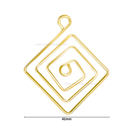 Wire Jewelry Design | Size : 42mm | Qty : 10pcs | WR54