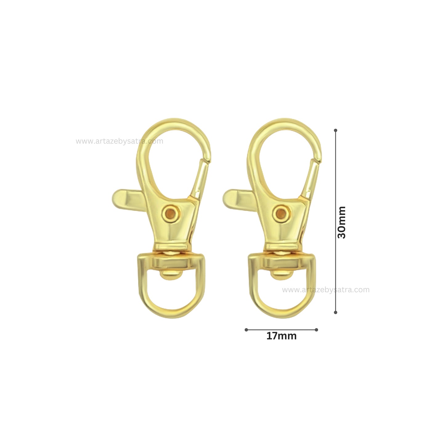 Lobster Claw Clasp | Size : 30mm | Qty : 10pcs | BF23