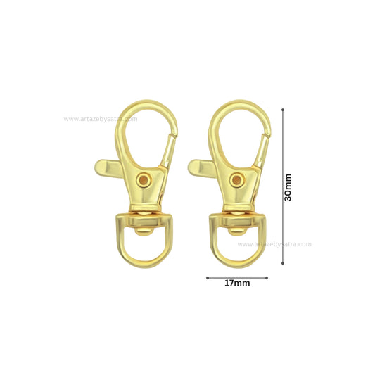 Lobster Claw Clasp | Size : 30mm | Qty : 10pcs | BF23