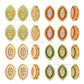 Meenakari Kundan Beads | Size : 9mm | Qty : 12pcs | MK24