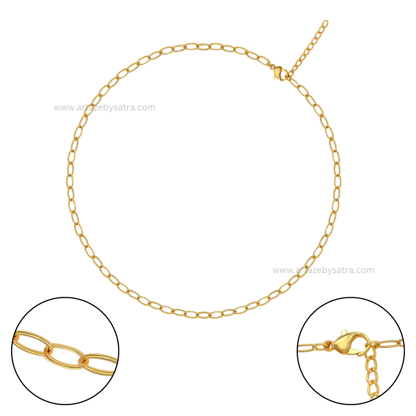 Iron Chains (Indian Polish) | Size : 20inch | Qty : 5pcs | RC06