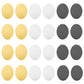 Plain Oval Matt Finish Metal Art | Size : 45mm | Qty : 100g | MF06