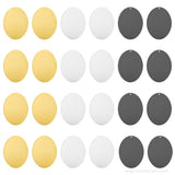 Plain Oval Matt Finish Metal Art | Size : 45mm | Qty : 100g | MF06