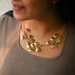 Brass Designer Choker | 18k Gold Plated (High Quality) | Qty : 1pc | DC71