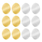 1 Loop Oval Plain Matt Finish Metal Art | Size : 45mm | Qty : 100g | MF11