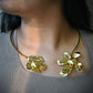 Brass Designer Choker | 18k Gold Plated (High Quality) | Qty : 1pc | DC73