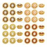 Round Shape  Meenakari Kundan Beads | Size : 12mm | Qty : 12pcs | MK29