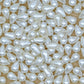 Teardrop Shape Plastic Pearl Beads | Size : 15mm | PPB112