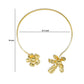 Brass Designer Choker | 18k Gold Plated (High Quality) | Qty : 1pc | DC73