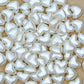 Heart-Shaped Plastic Pearl Beads | Size : 17mm | PPB113