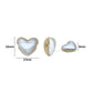 Heart-Shaped Plastic Pearl Beads | Size : 17mm | PPB113