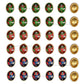 Meenakari Kundan Beads | Size : 19mm | Qty : 12pcs | C-463