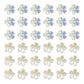 AB Flower Hair Accessories | Size : 15mm | Qty : 50pcs | PB194