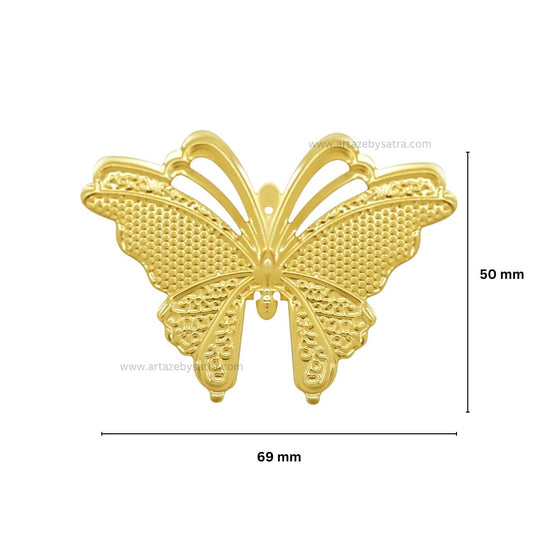 Butterfly Metal Art | Size : 50mm | Qty : 20pcs | F-6-12 | MA06