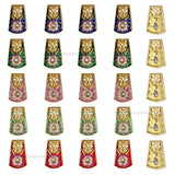 Meenakari Kundan Beads | Size : 26mm | Qty : 6pcs | C-550