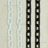 Acrylic Link Chain | Size : H-23mm W-38mm | Qty : 1mtr | AC31