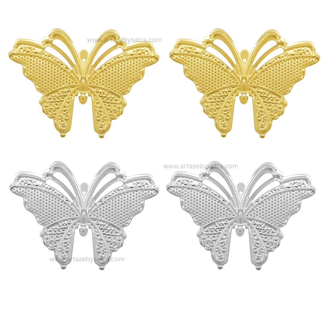 Butterfly Metal Art | Size : 50mm | Qty : 20pcs | F-6-12 | MA06