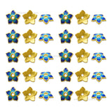 Designeer Meenakari Beads Cap | Size : 8mm | Qty : 50pcs | MK42