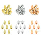18k Brass Drop Beads | Size : 17mm | Qty : 6pcs | BF133