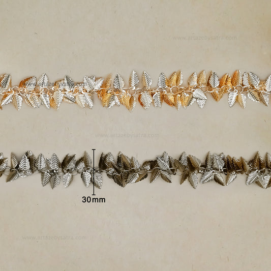 Leaf Shape Iron Chain | Qty : 1mtr | IC33