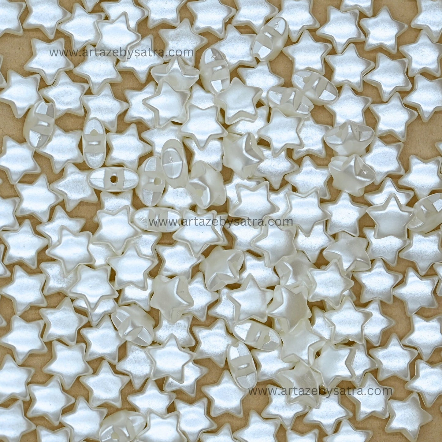 Star Plastic Pearl Beads | PPB116
