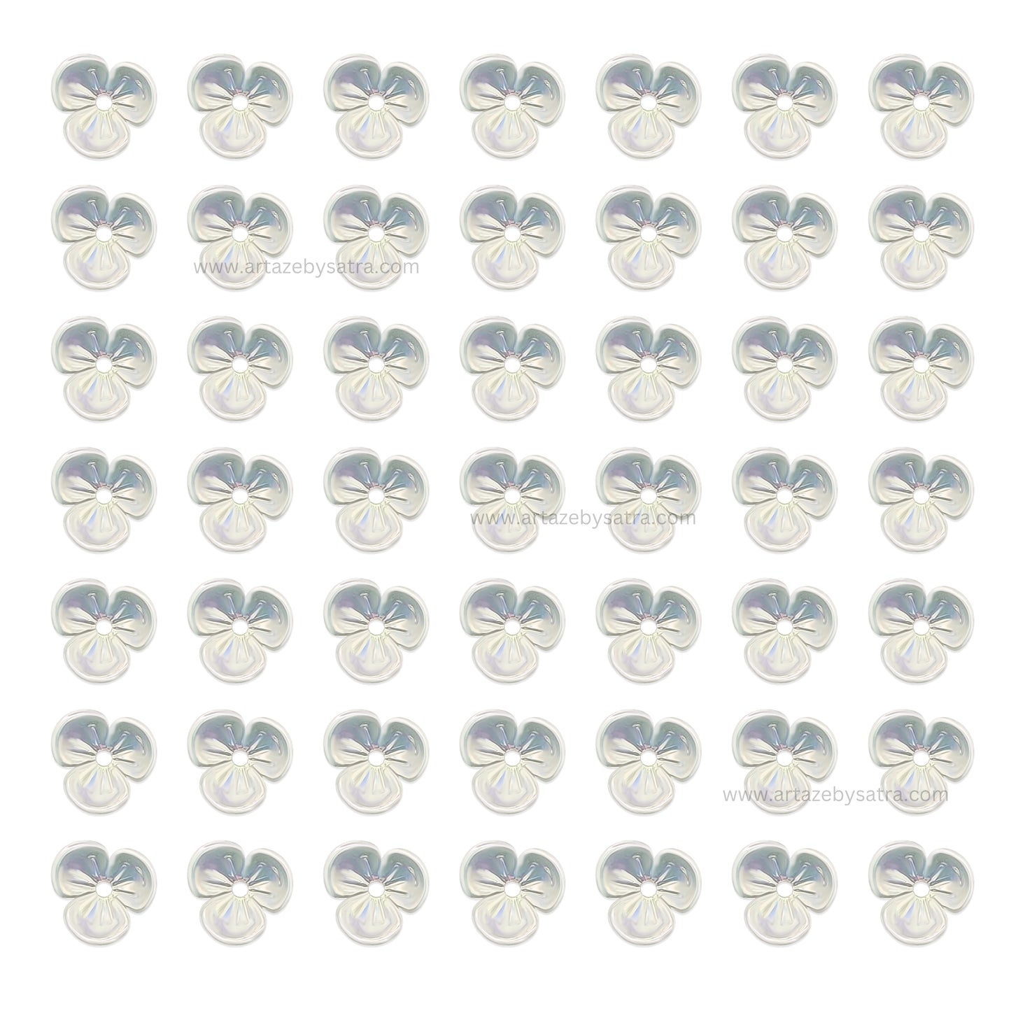 Flower Hair Accessories | Size : 9mm | Qty : 50pcs | PB260