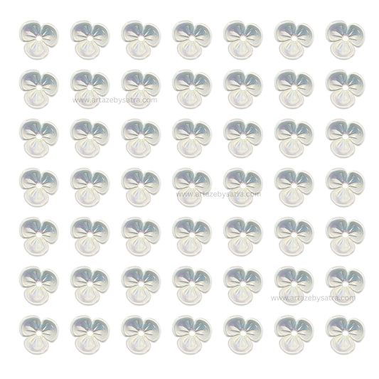 Flower Hair Accessories | Size : 9mm | Qty : 50pcs | PB260