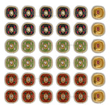 Meenakari Kundan Beads | Size : 15mm | Qty : 12pcs | C-295