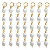 Oval Pearl Beads Hanging Tassels | Size : 85mm | Qty : 20pcs | T08