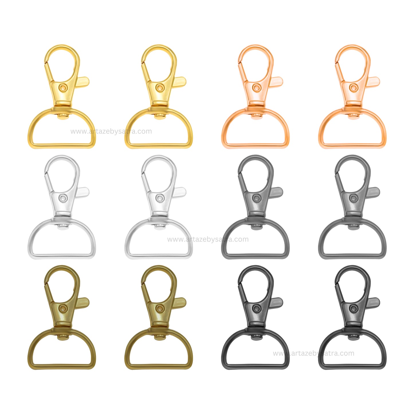 Lobster Claw Clasp | Size : 40mm | Qty : 10pcs | BF24