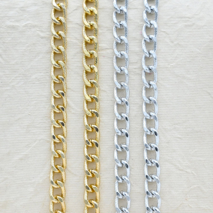 Aluminium Chain | Size : W-10mm H-14mm | Qty : 1mtr | JT-16-57-1