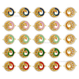 Meenakari Kundan Beads | Size : 20mm | Qty : 12pcs | C-499