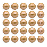 Matt Round Shape Plastic Beads (1 Hole) | Size : 20mm | Qty : 6pcs | PB206