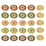 Oval Meenakari Kundan Beads | C-338