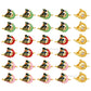 Meenakari Kundan Beads | Size : 22mm | Qty : 12pcs | C-486