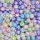 High-Quality Assorted Glossy Pastel Rainbow Pearl Beads | Qty : 6pcs | PB215